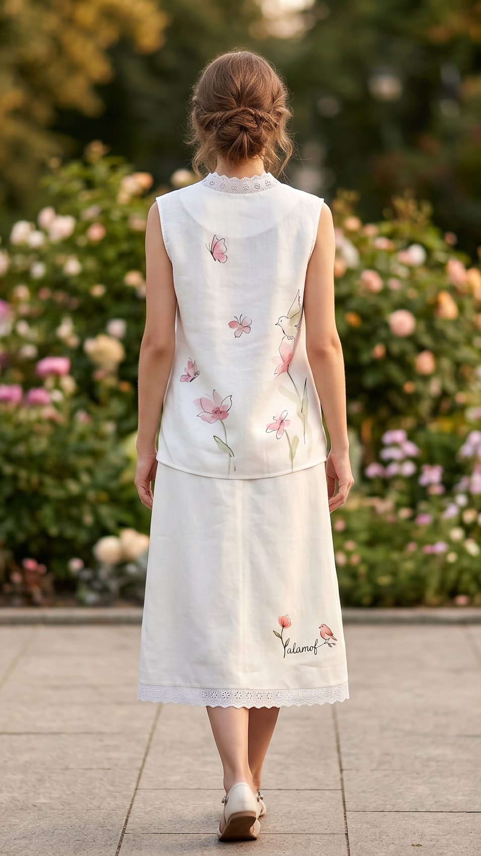 Summer Linen Maxi Dress Incanto