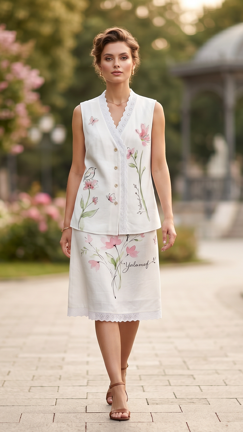 Summer Linen Maxi Dress Incanto