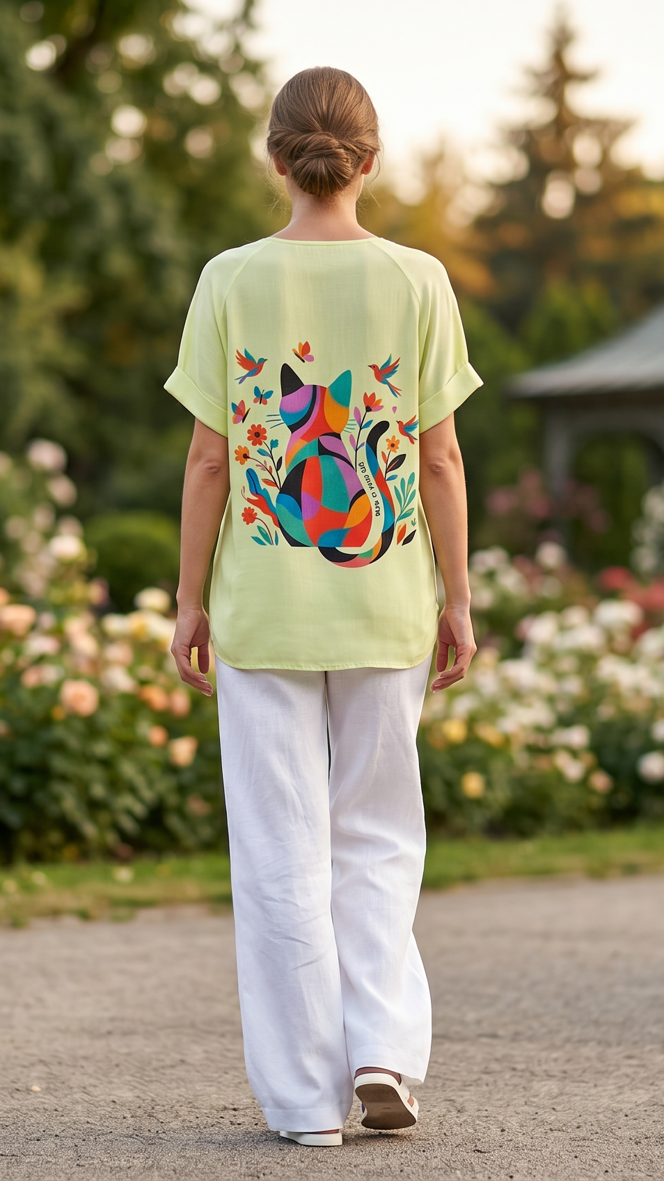 Sleeveless Dress with Venetian Motifs