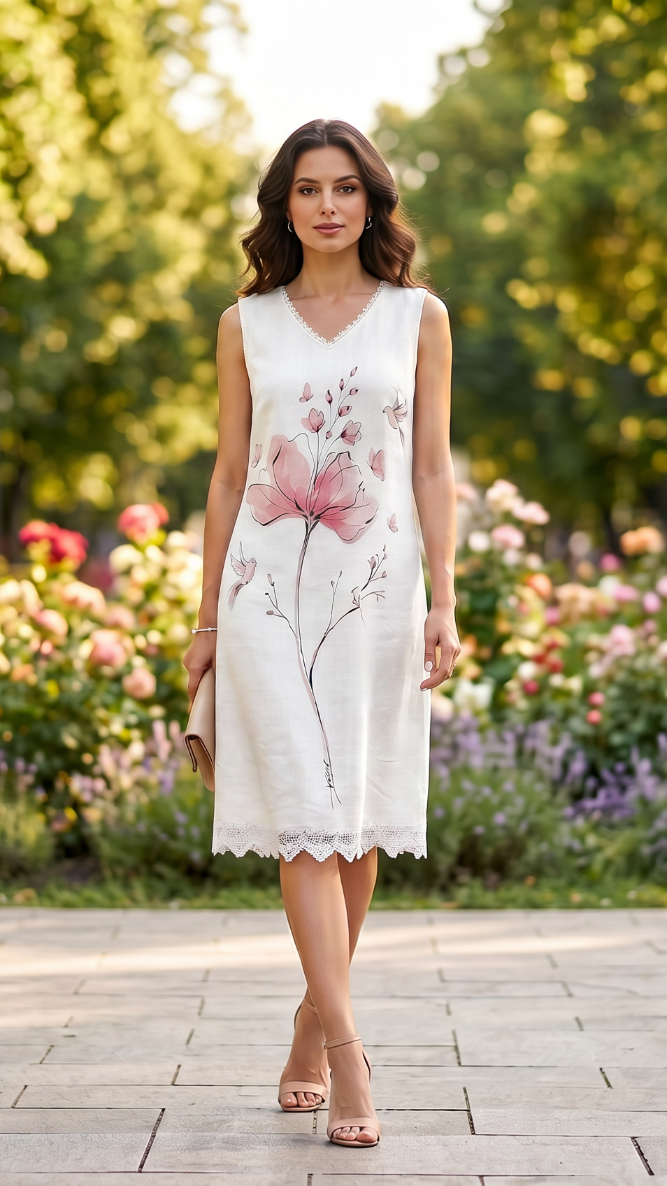 Summer Linen Maxi Dress Incanto