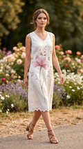 Summer Linen Maxi Dress Incanto
