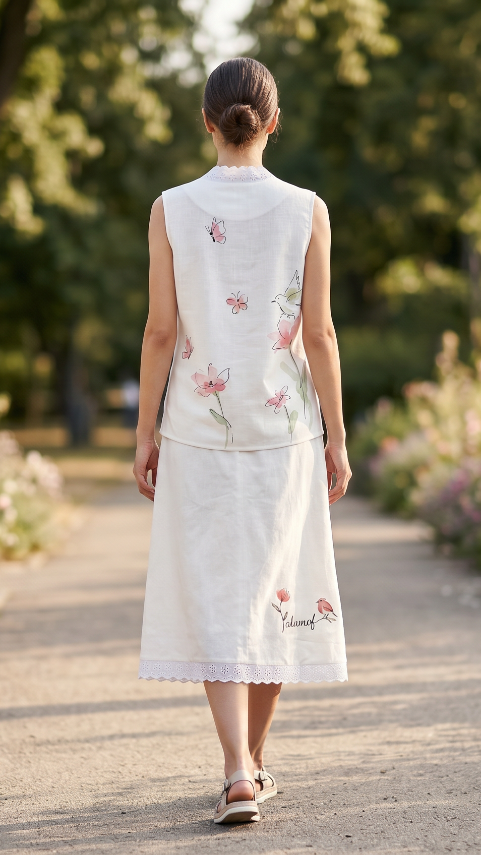 Summer Linen Maxi Dress Incanto