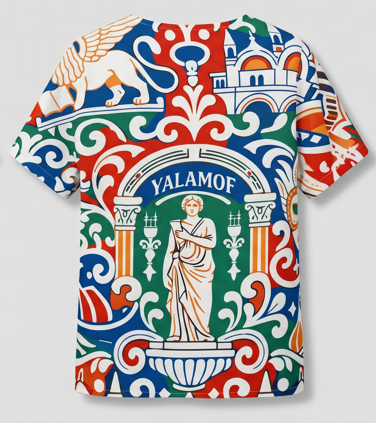 Блуза Mosaiko с Къс Ръкав Цветна