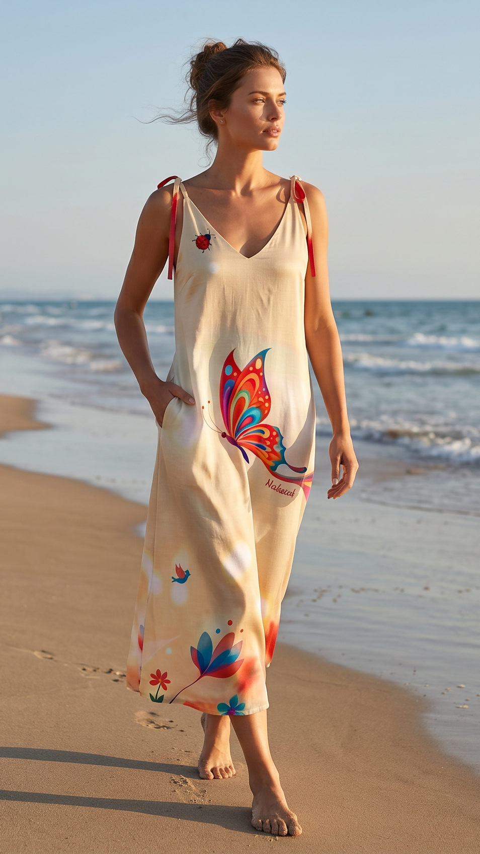 Summer Linen Maxi Dress Incanto