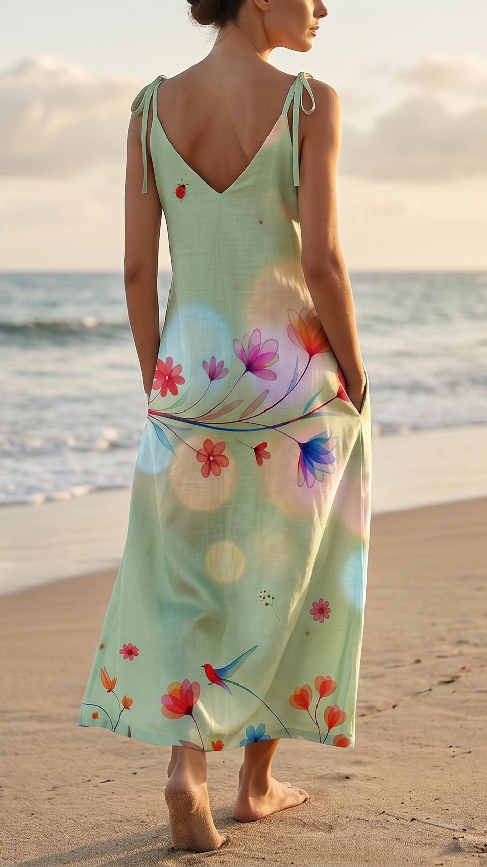 Summer Linen Maxi Dress Incanto