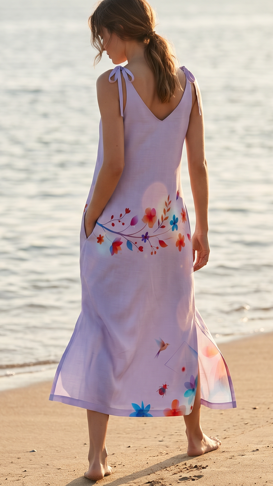Summer Linen Maxi Dress Incanto