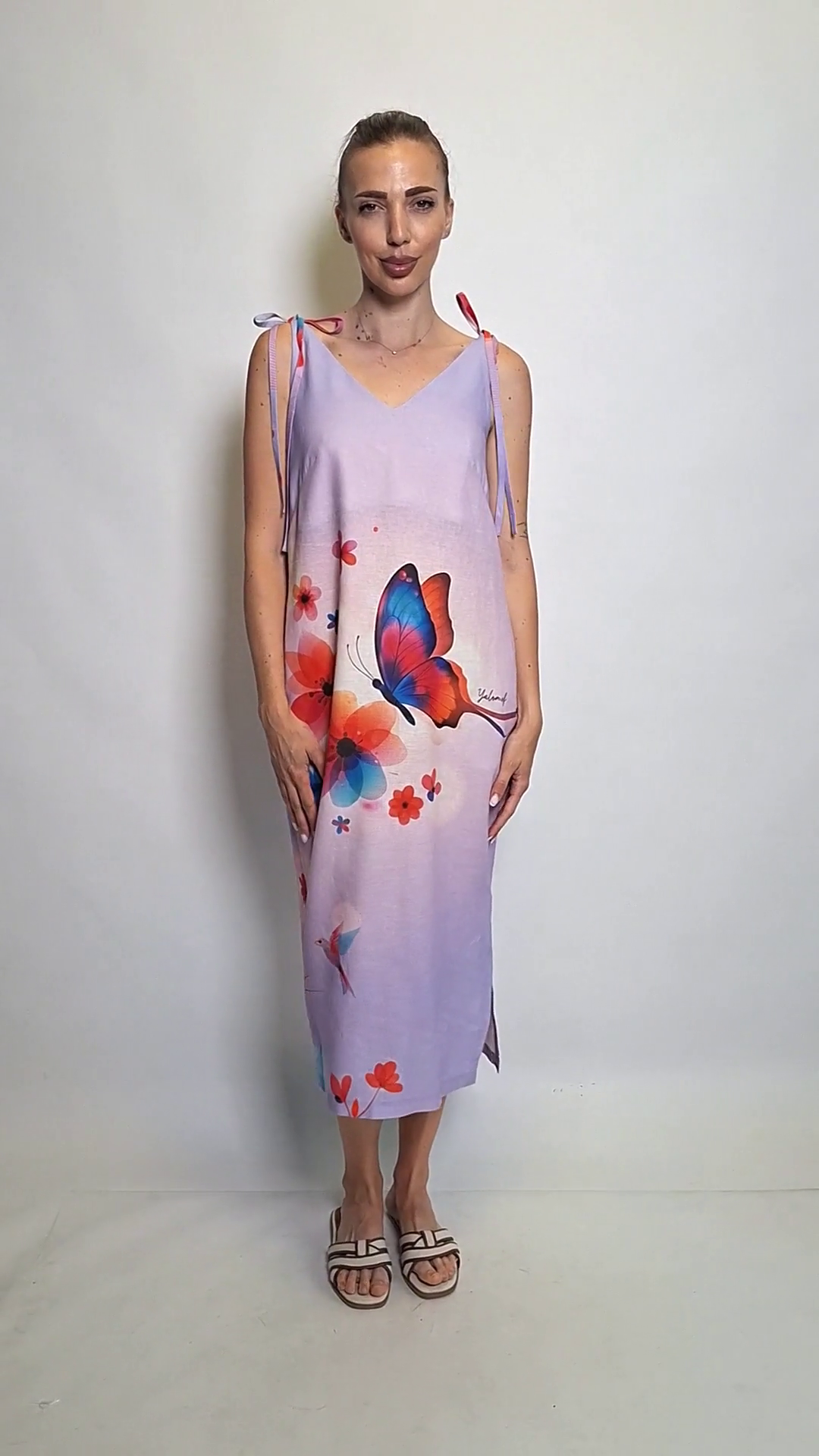 Summer Linen Maxi Dress Incanto