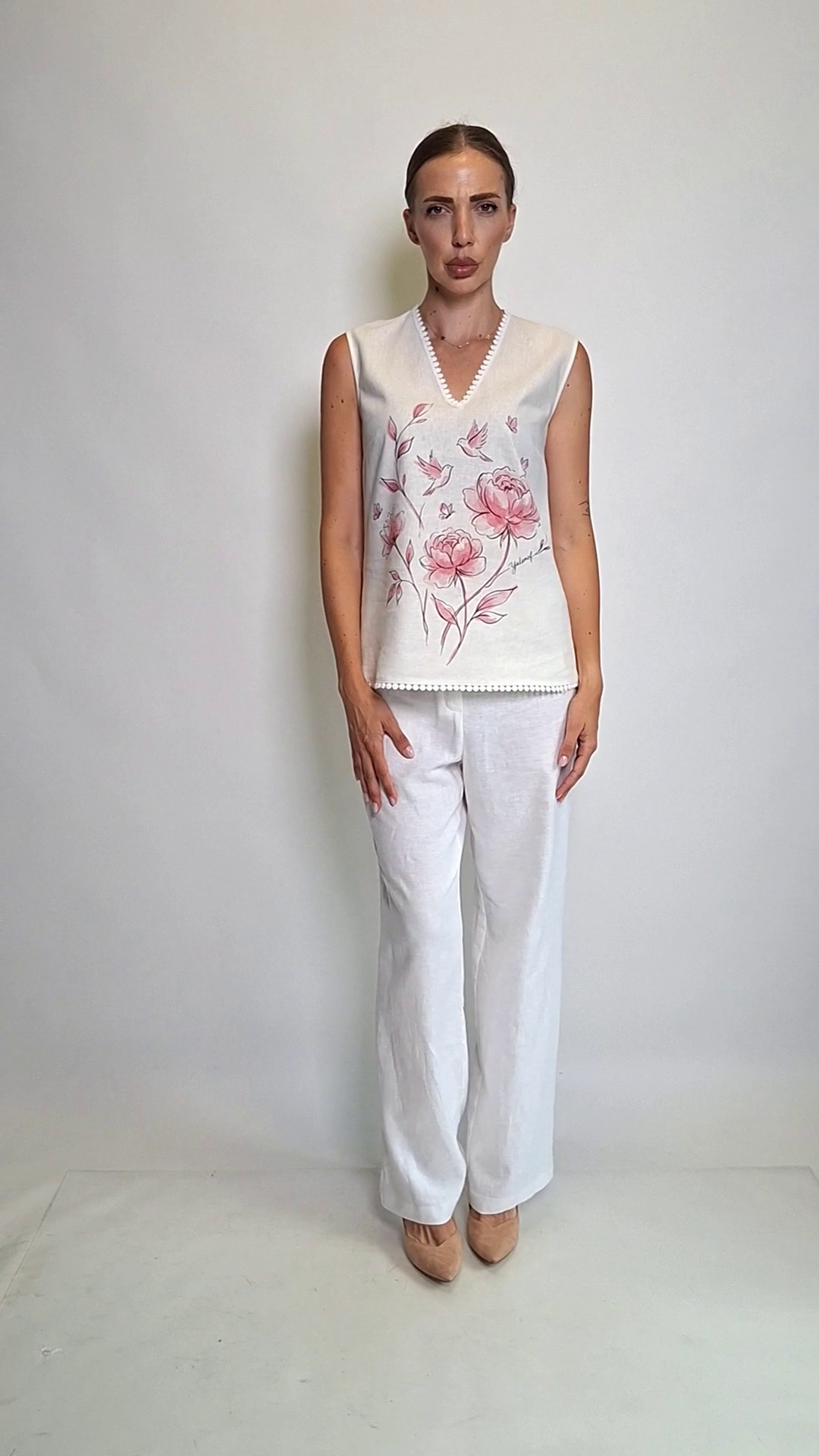 Summer Linen Maxi Dress Incanto