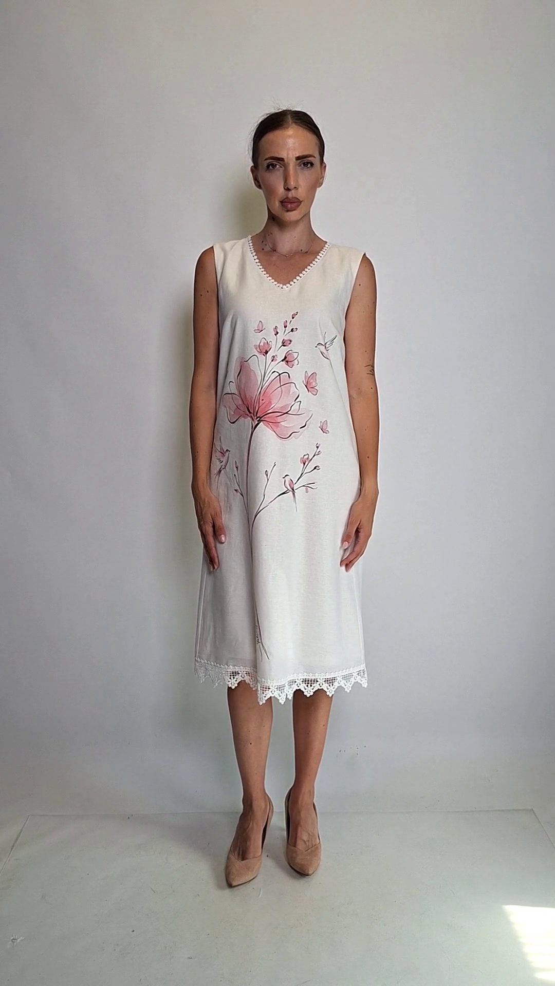 Summer Linen Maxi Dress Incanto