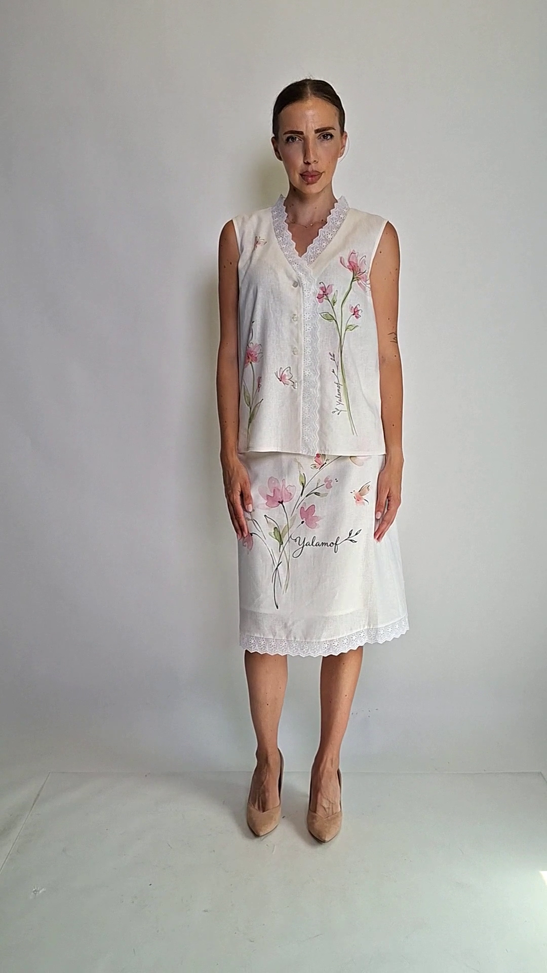 Summer Linen Maxi Dress Incanto